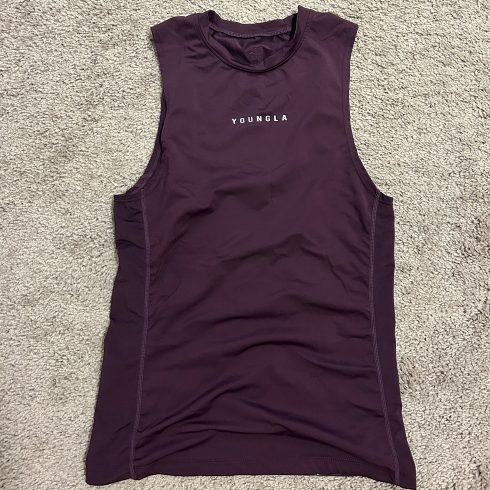 Purple Sleeveless Top by YoungLA
